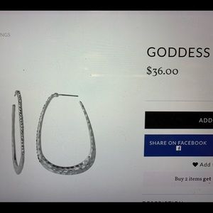 Parklane silver goddess earrings